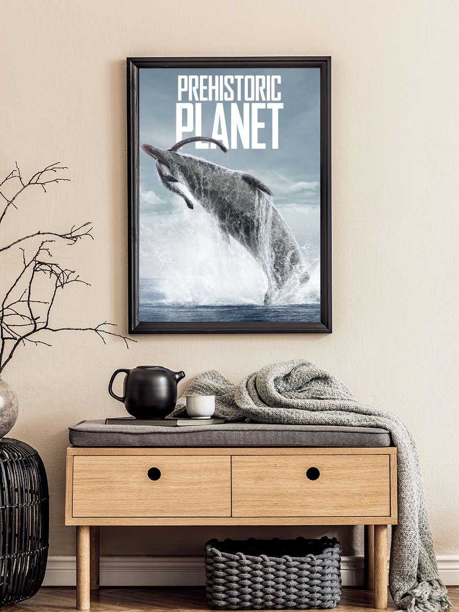 Prehistoric Planet Dizi Tablo Siyah Çerçeveli Dizi Poster Duvar Tablo