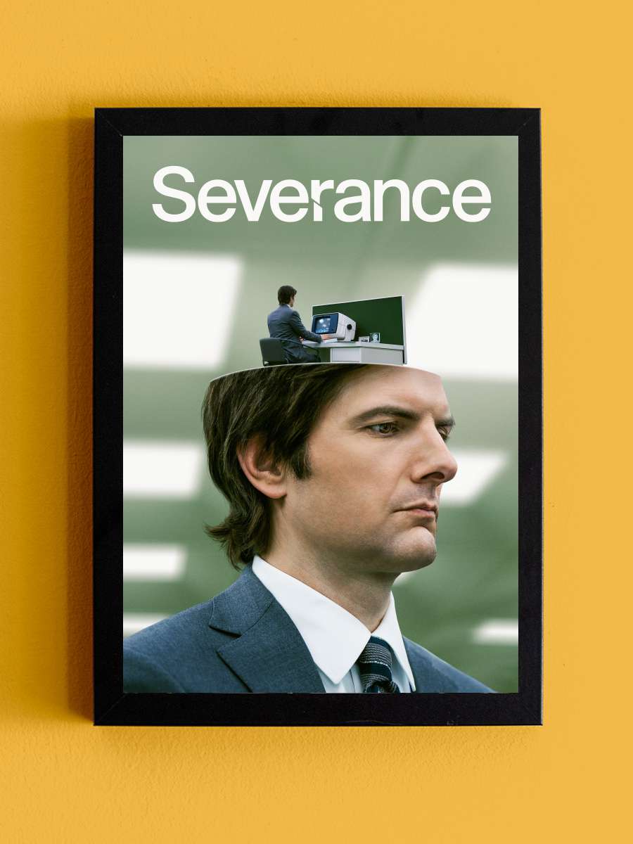 Severance Dizi Tablo Siyah Çerçeveli Dizi Poster Duvar Tablo