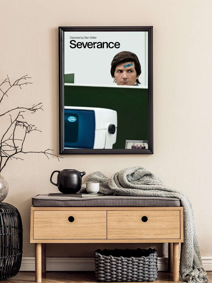 Severance Dizi Tablo Siyah Çerçeveli Dizi Poster Duvar Tablo