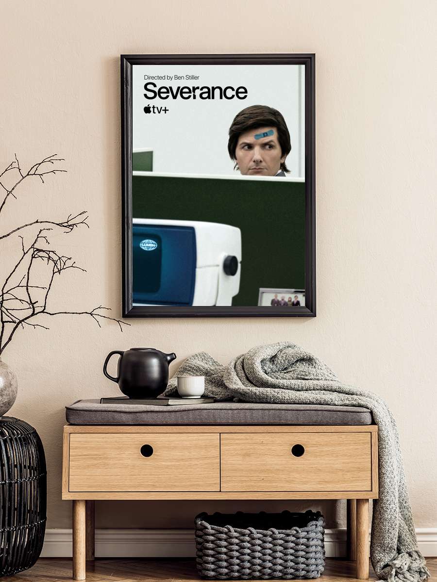 Severance Dizi Tablo Siyah Çerçeveli Dizi Poster Duvar Tablo