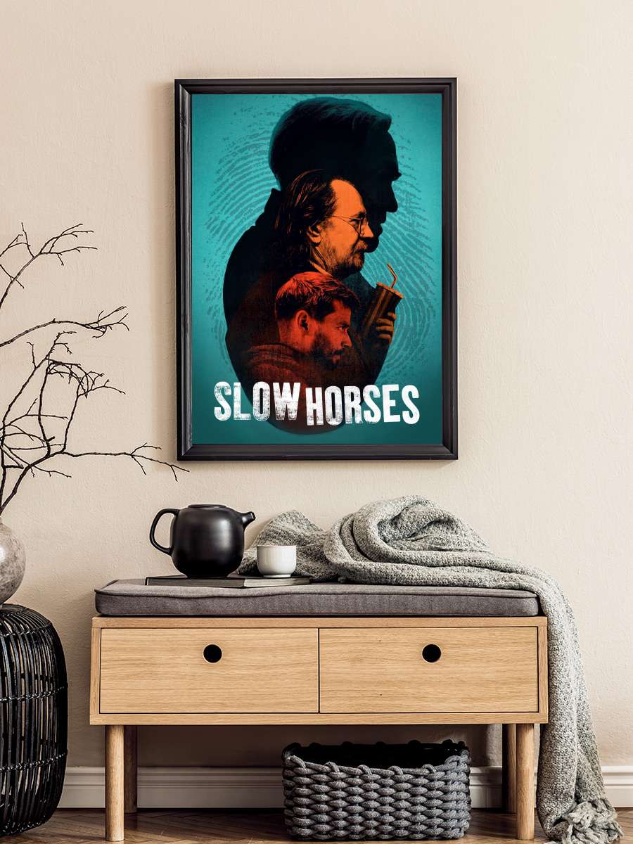 Slow Horses Dizi Tablo Siyah Çerçeveli Dizi Poster Duvar Tablo