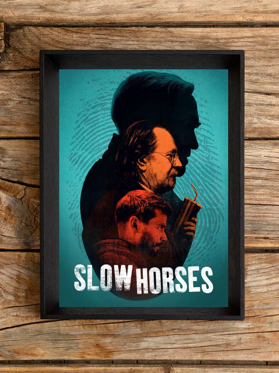 Slow Horses Dizi Tablo Siyah Çerçeveli Dizi Poster Duvar Tablo