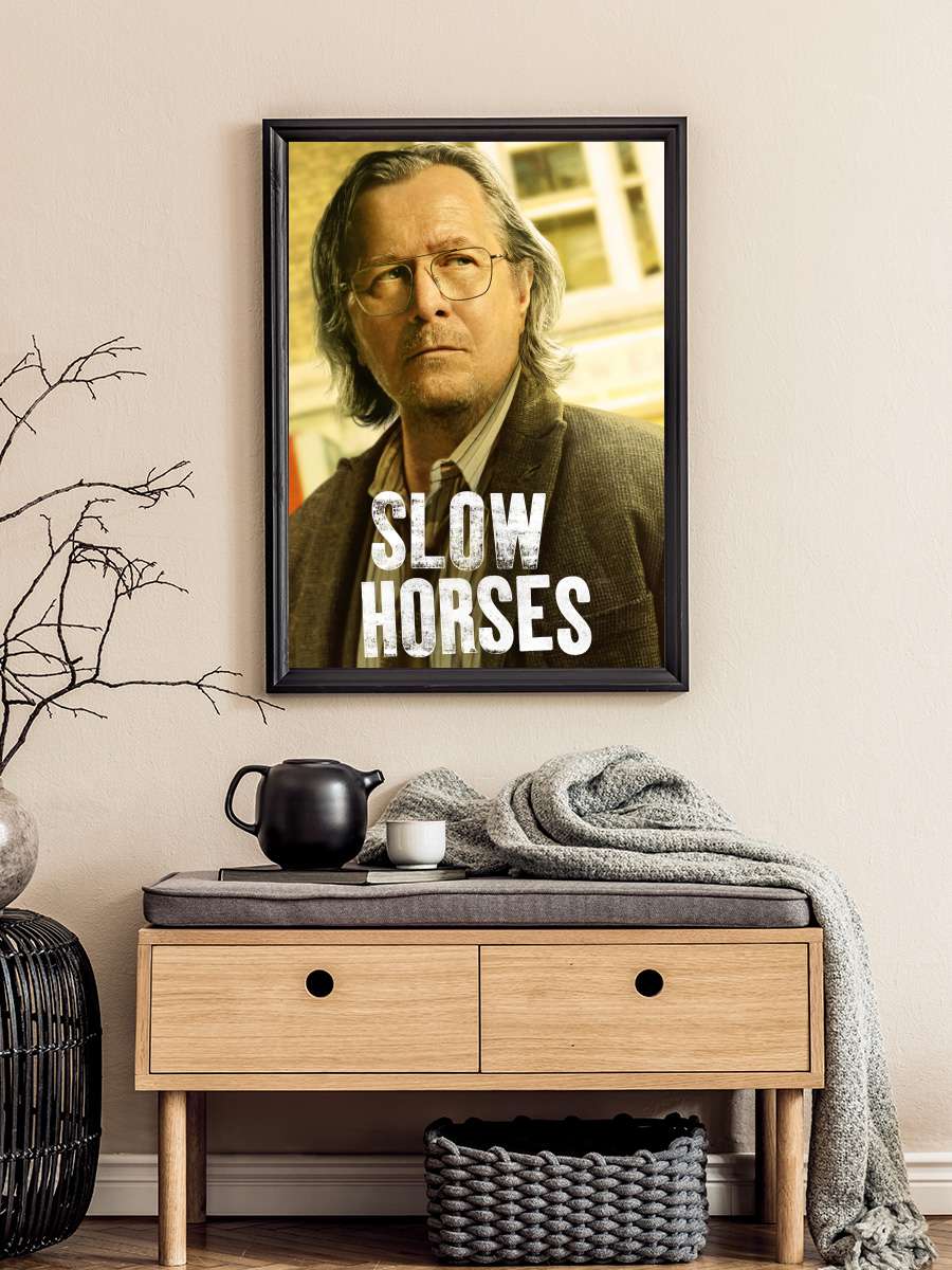 Slow Horses Dizi Tablo Siyah Çerçeveli Dizi Poster Duvar Tablo