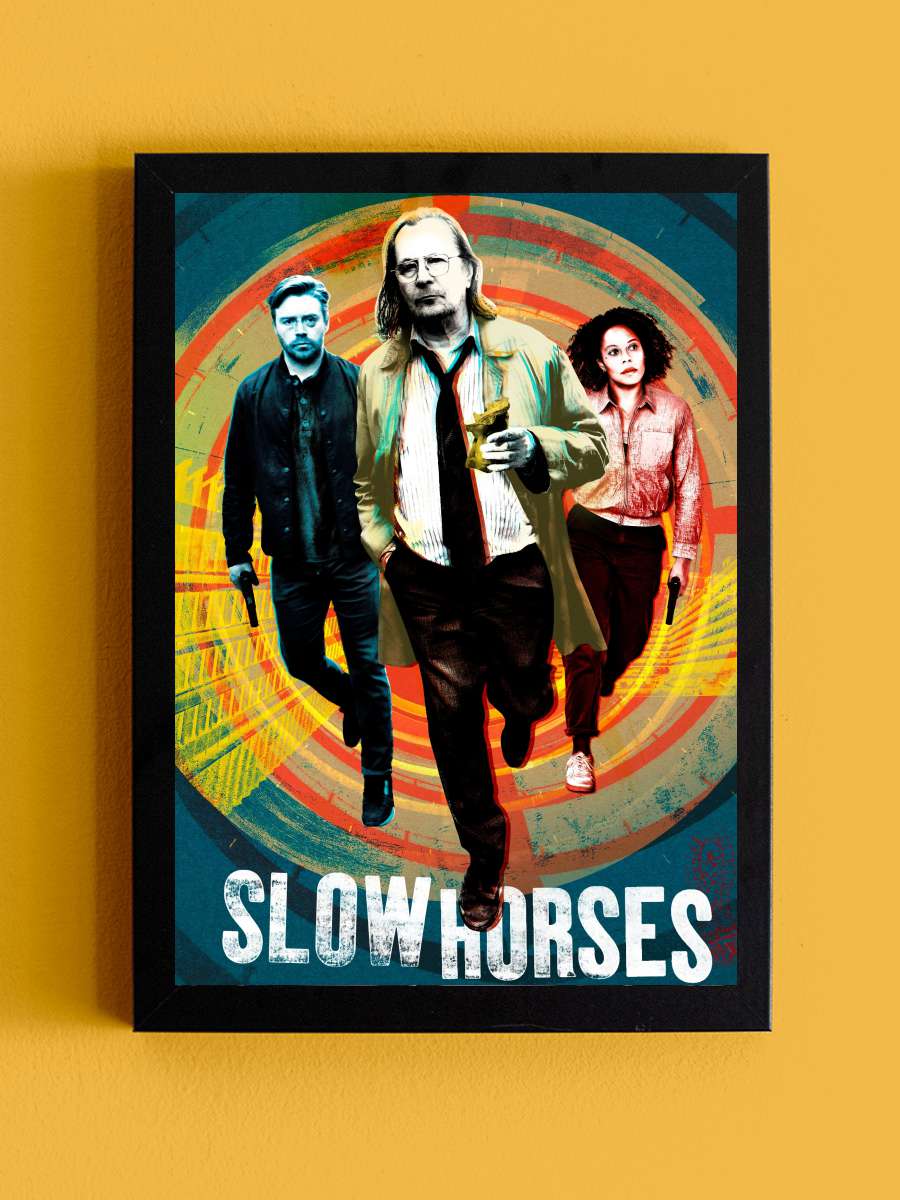 Slow Horses Dizi Tablo Siyah Çerçeveli Dizi Poster Duvar Tablo