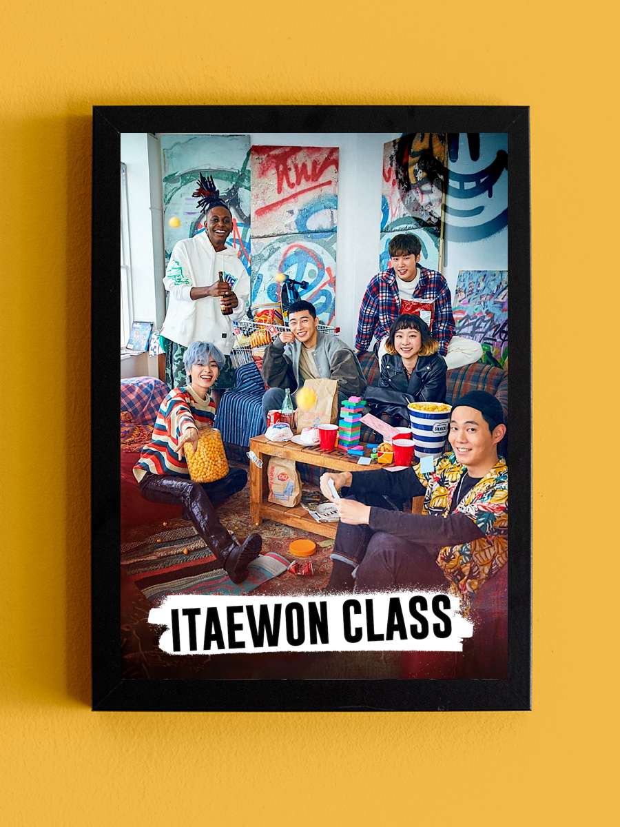 Itaewon Keullasseu - 이태원 클라쓰 Dizi Tablo Siyah Çerçeveli Dizi Poster Duvar Tablo