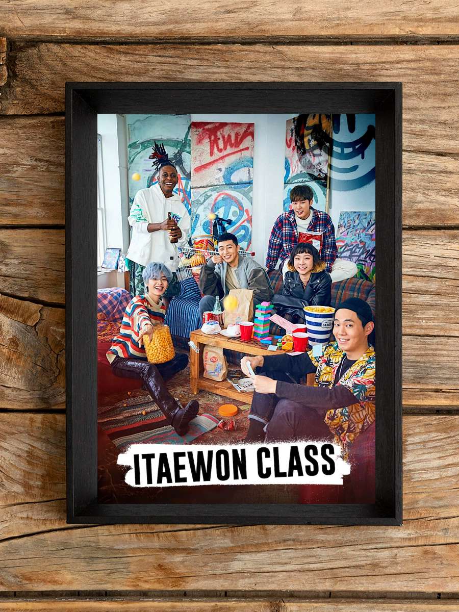 Itaewon Keullasseu - 이태원 클라쓰 Dizi Tablo Siyah Çerçeveli Dizi Poster Duvar Tablo