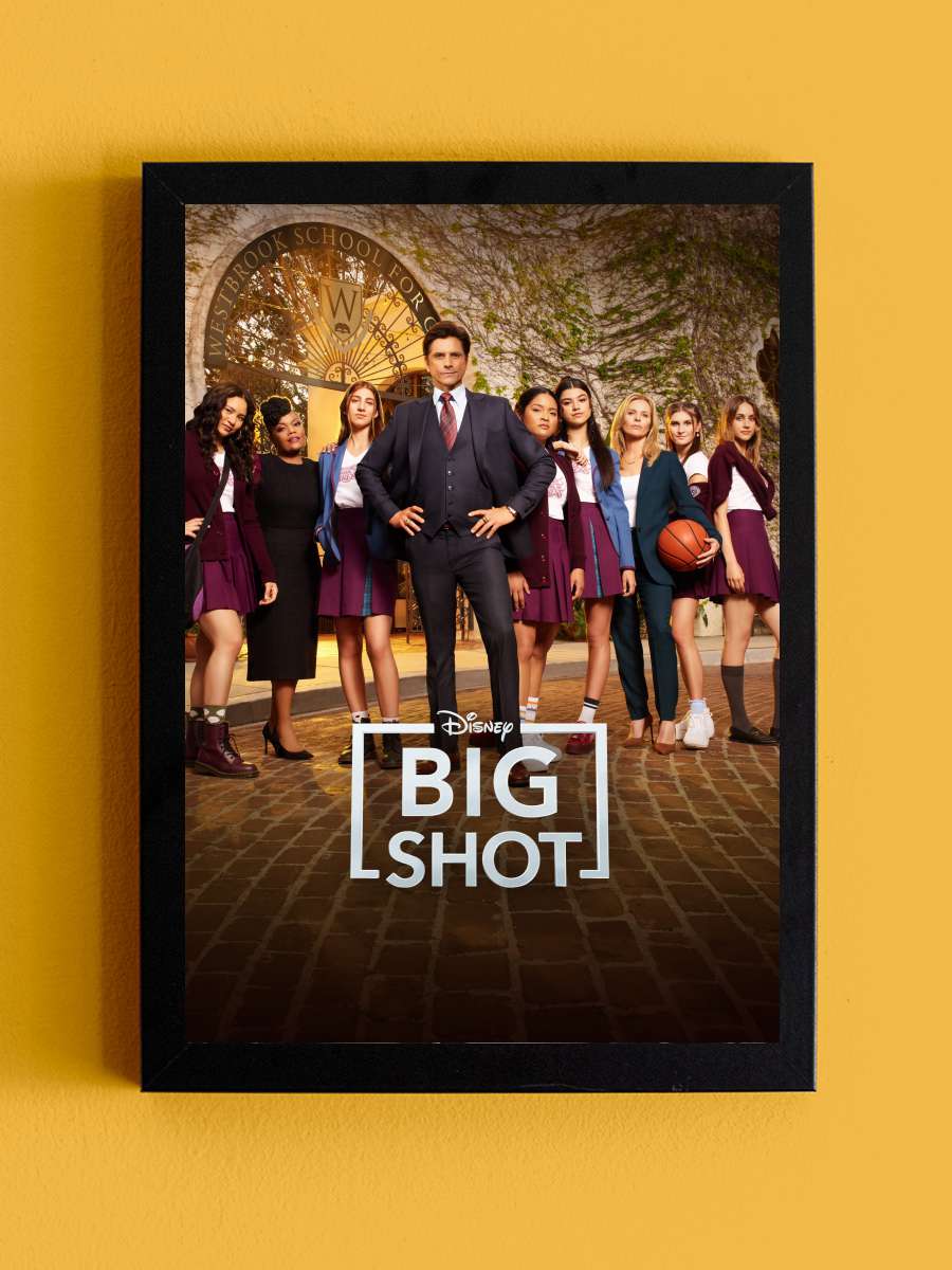 Big Shot Dizi Tablo Siyah Çerçeveli Dizi Poster Duvar Tablo