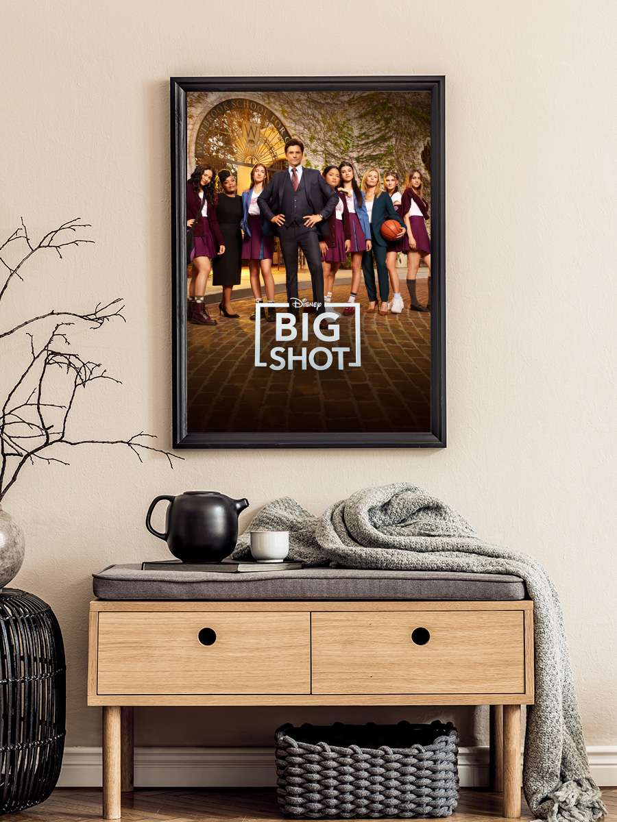 Big Shot Dizi Tablo Siyah Çerçeveli Dizi Poster Duvar Tablo