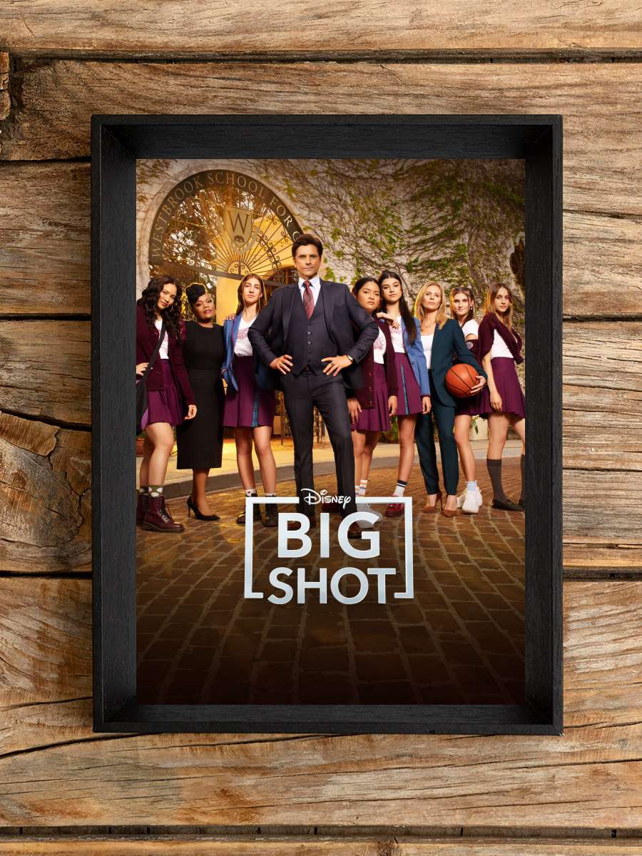 Big Shot Dizi Tablo Siyah Çerçeveli Dizi Poster Duvar Tablo