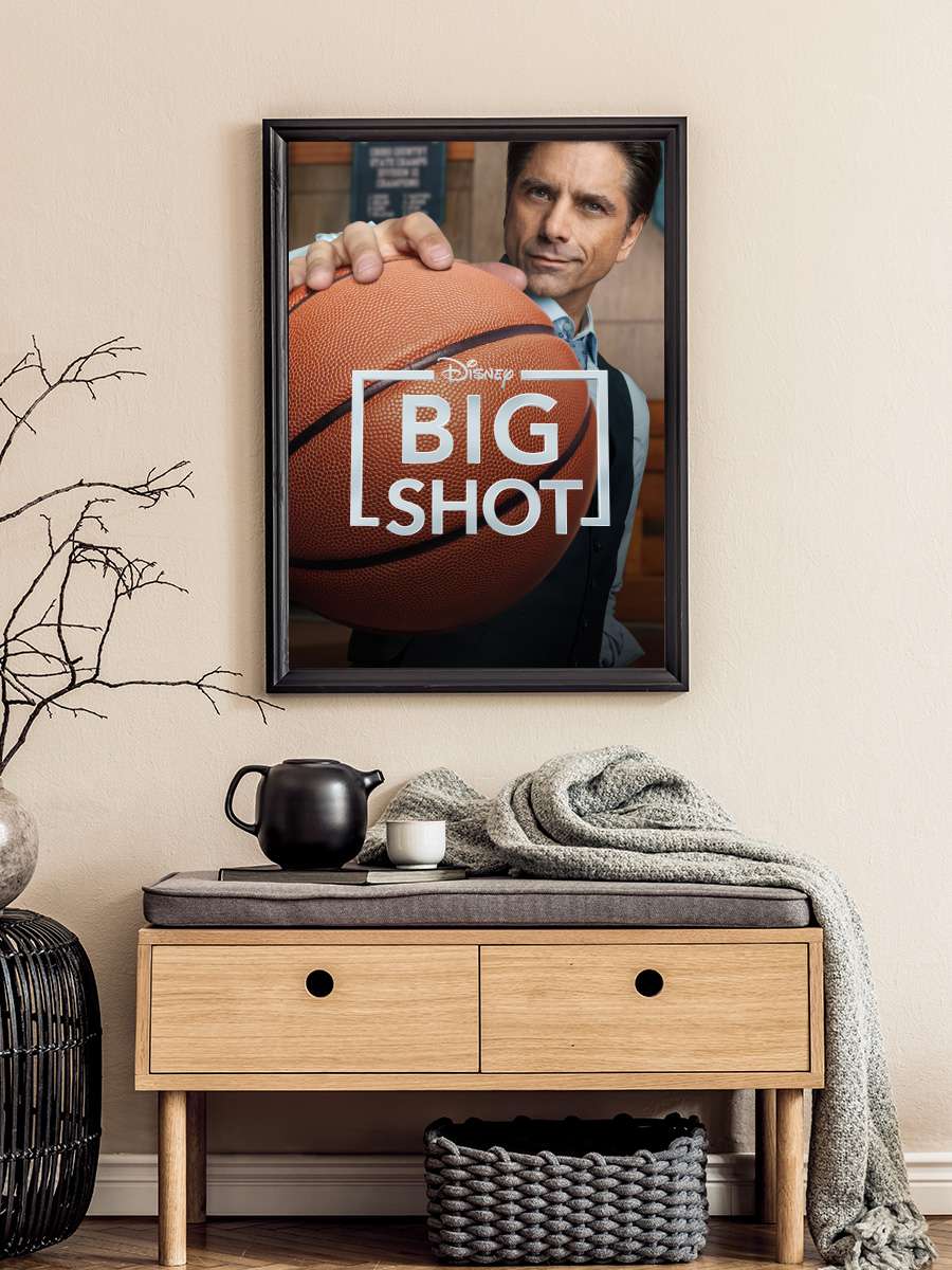 Big Shot Dizi Tablo Siyah Çerçeveli Dizi Poster Duvar Tablo