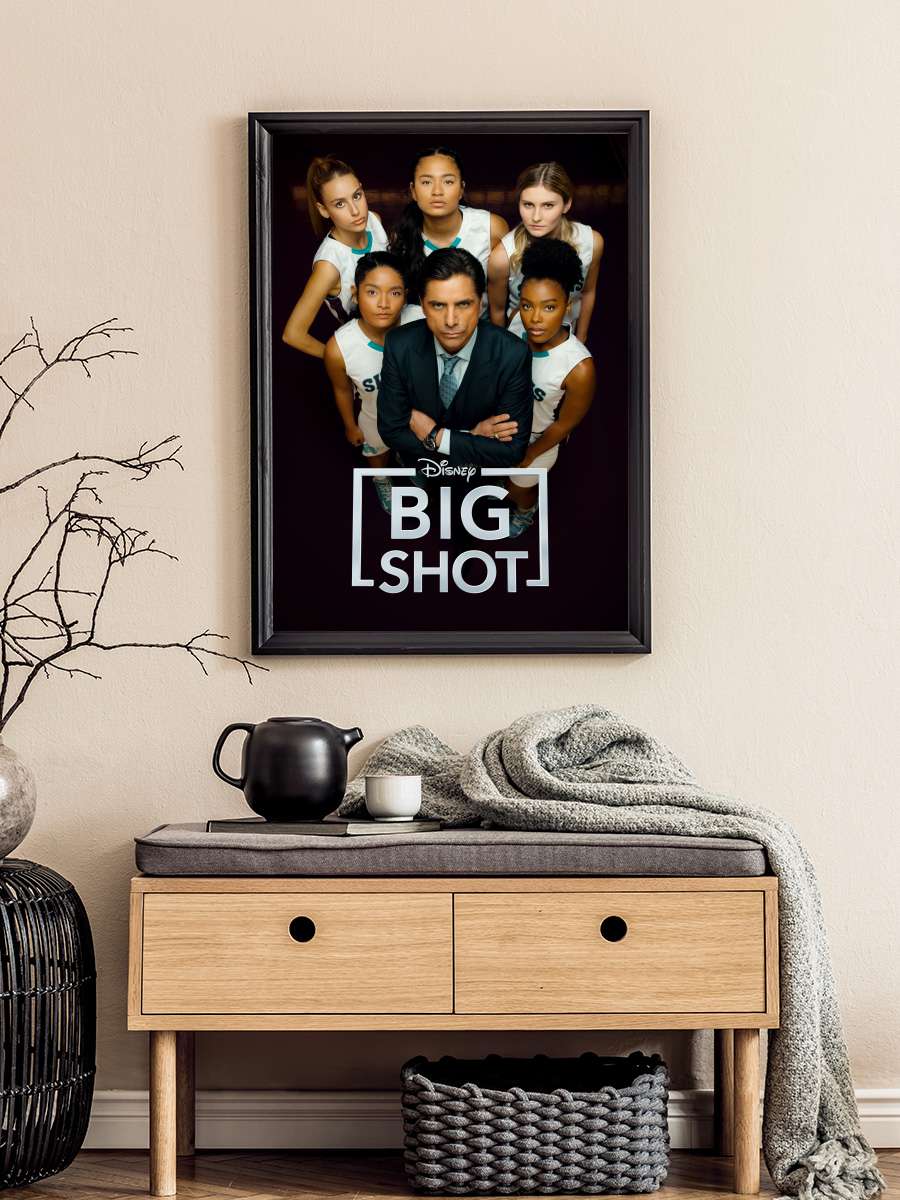 Big Shot Dizi Tablo Siyah Çerçeveli Dizi Poster Duvar Tablo