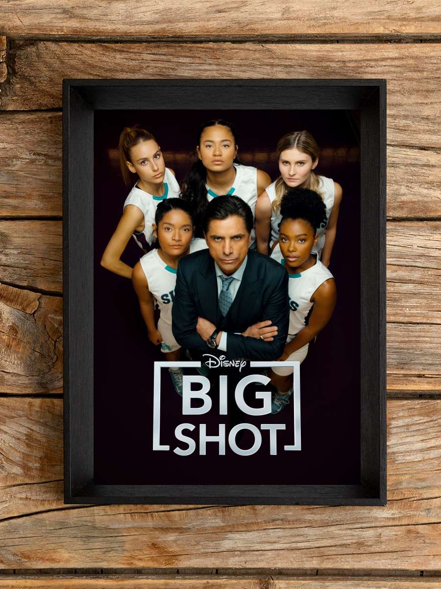 Big Shot Dizi Tablo Siyah Çerçeveli Dizi Poster Duvar Tablo