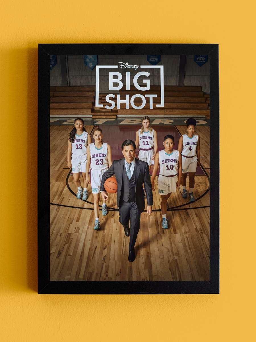 Big Shot Dizi Tablo Siyah Çerçeveli Dizi Poster Duvar Tablo