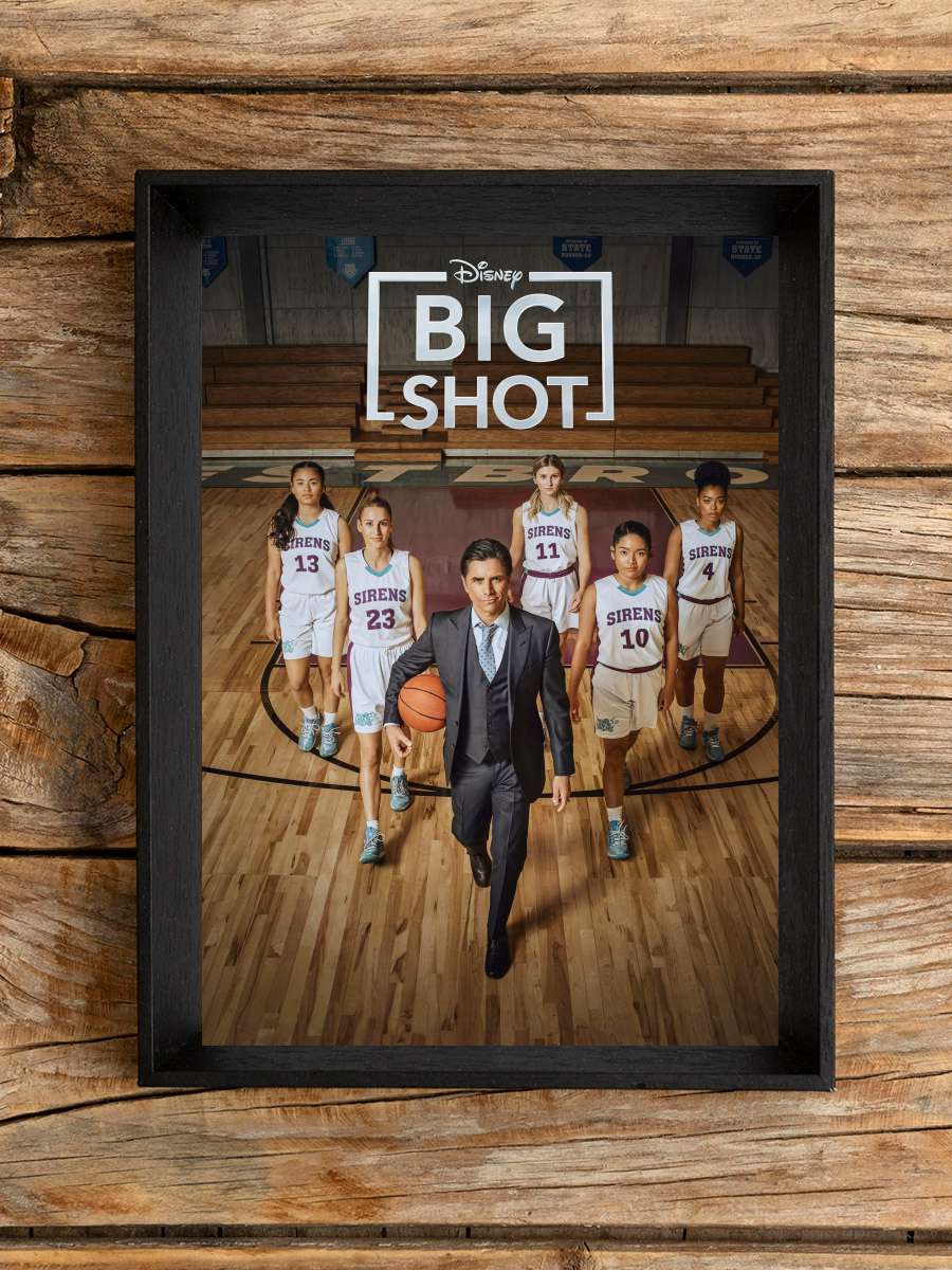 Big Shot Dizi Tablo Siyah Çerçeveli Dizi Poster Duvar Tablo