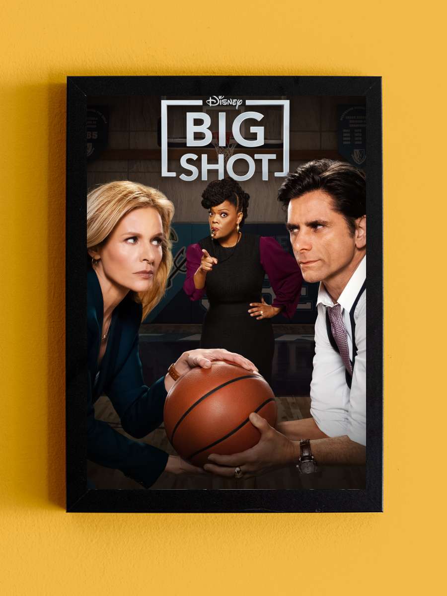 Big Shot Dizi Tablo Siyah Çerçeveli Dizi Poster Duvar Tablo