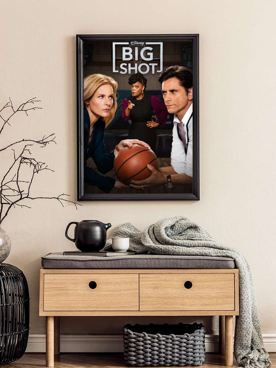 Big Shot Dizi Tablo Siyah Çerçeveli Dizi Poster Duvar Tablo