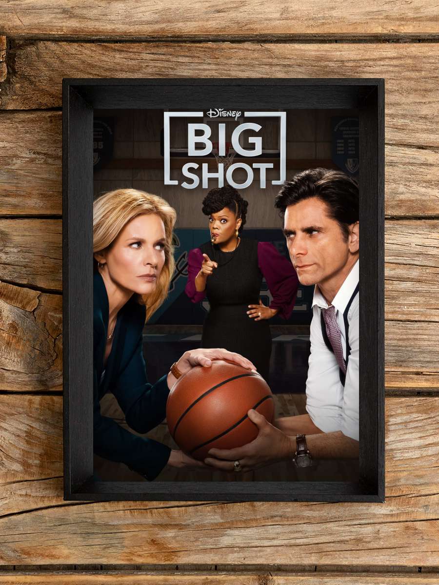 Big Shot Dizi Tablo Siyah Çerçeveli Dizi Poster Duvar Tablo