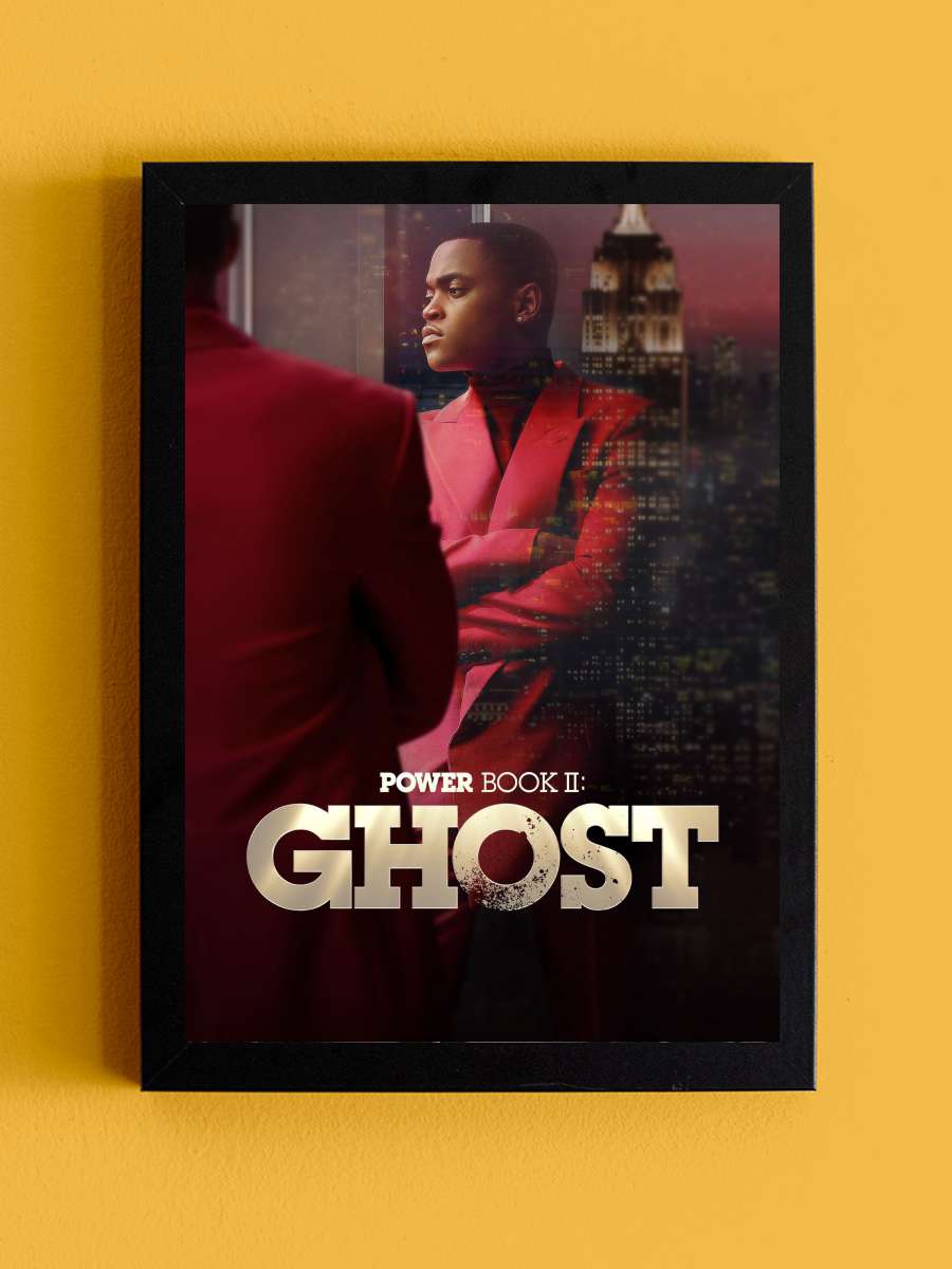 Power Book II: Ghost Dizi Tablo Siyah Çerçeveli Dizi Poster Duvar Tablo