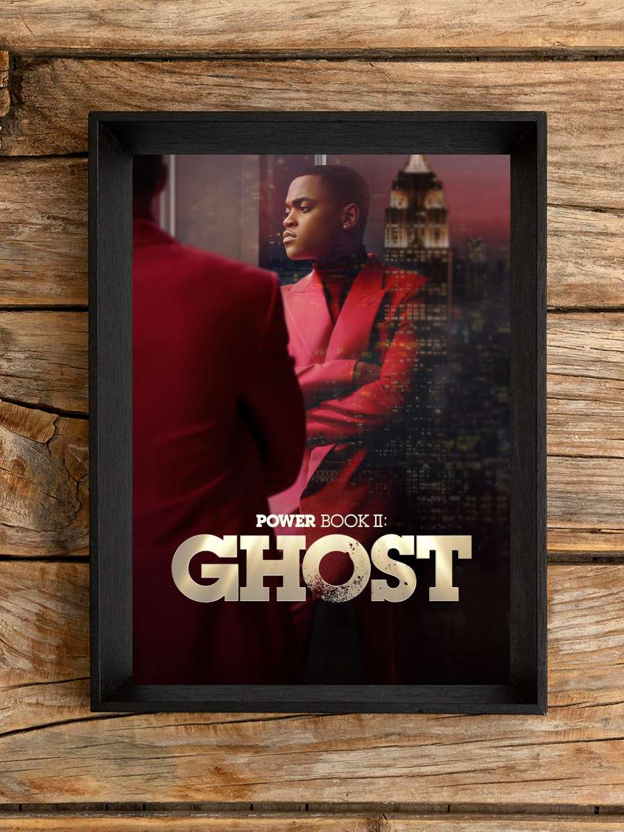 Power Book II: Ghost Dizi Tablo Siyah Çerçeveli Dizi Poster Duvar Tablo