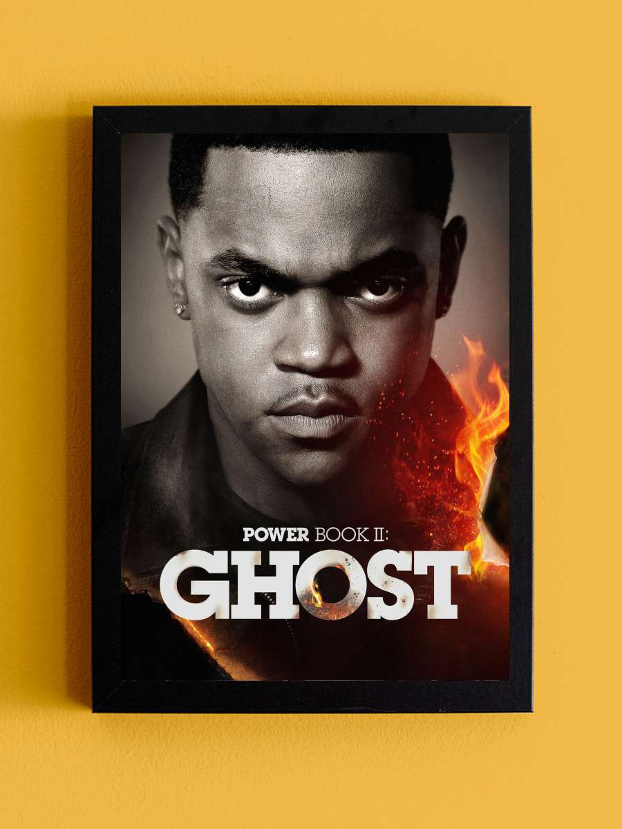 Power Book II: Ghost Dizi Tablo Siyah Çerçeveli Dizi Poster Duvar Tablo