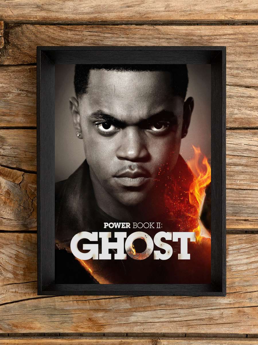 Power Book II: Ghost Dizi Tablo Siyah Çerçeveli Dizi Poster Duvar Tablo