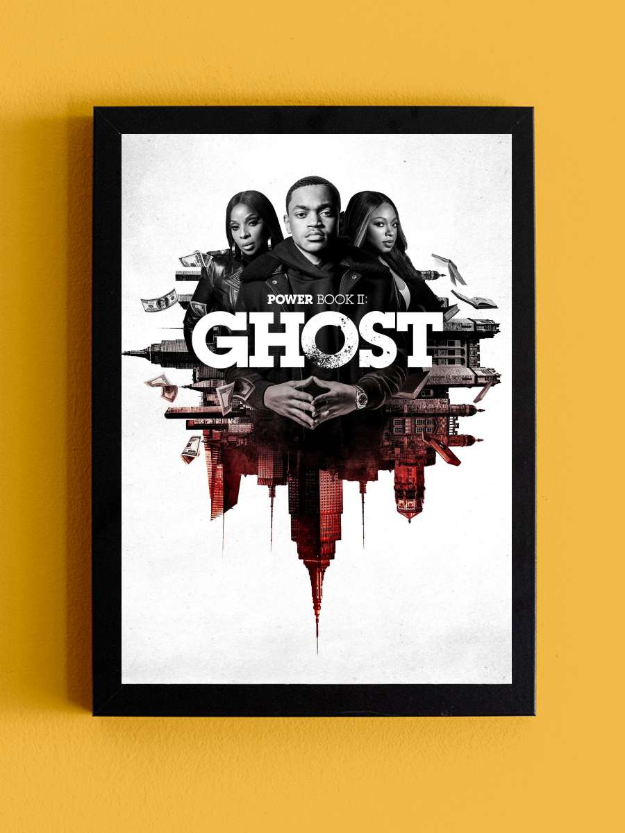 Power Book II: Ghost Dizi Tablo Siyah Çerçeveli Dizi Poster Duvar Tablo