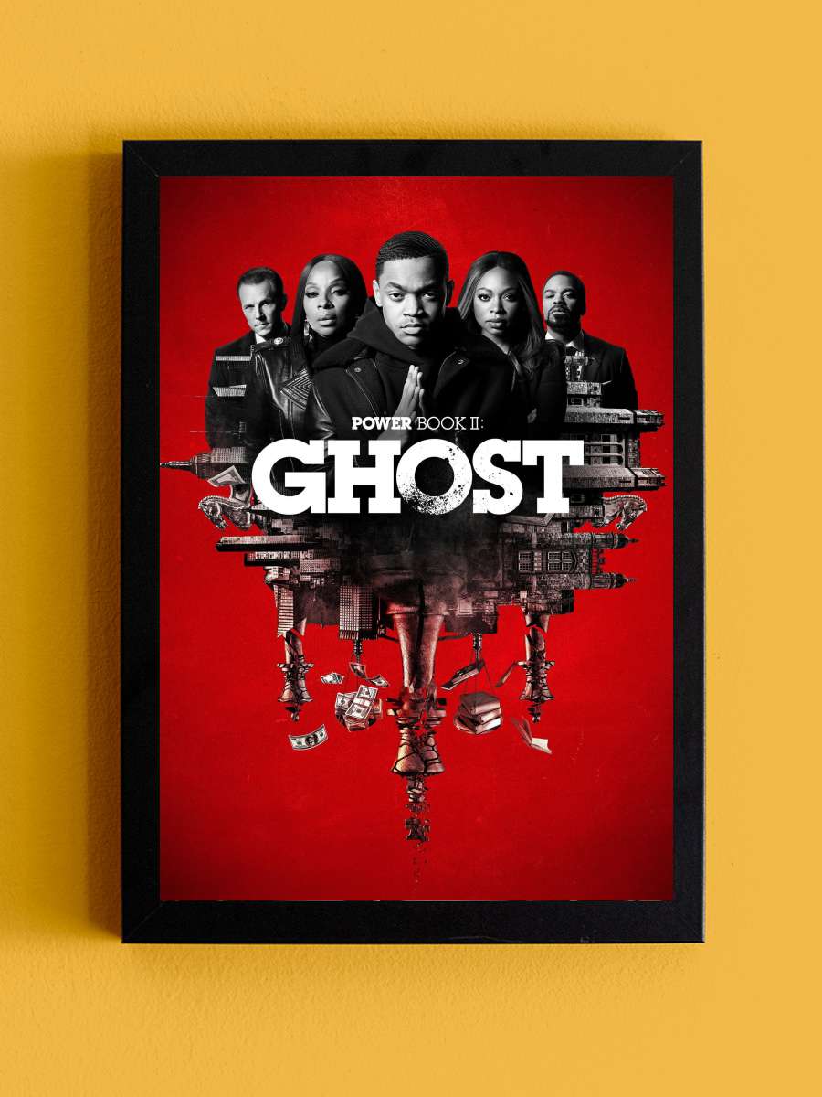 Power Book II: Ghost Dizi Tablo Siyah Çerçeveli Dizi Poster Duvar Tablo