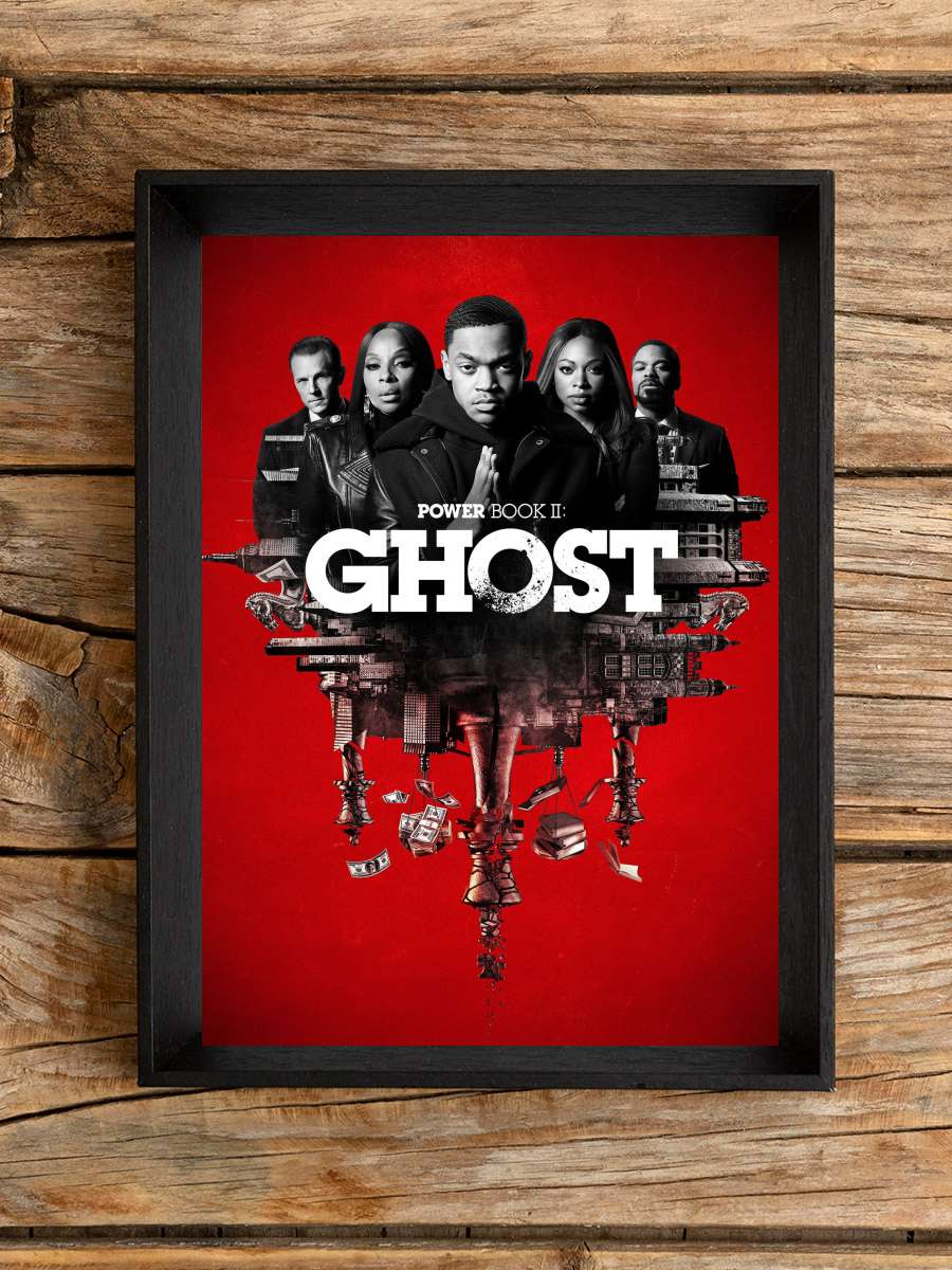 Power Book II: Ghost Dizi Tablo Siyah Çerçeveli Dizi Poster Duvar Tablo