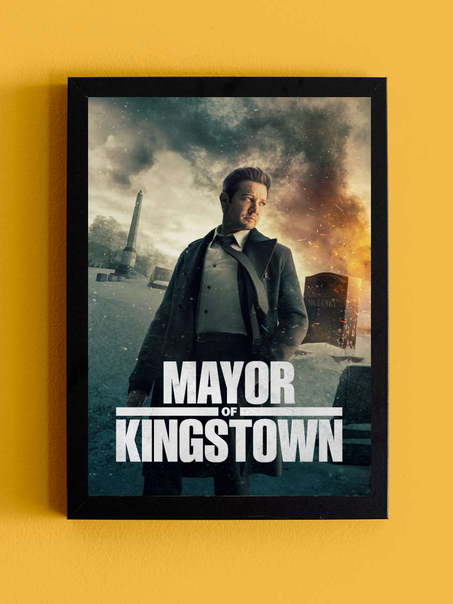 Mayor of Kingstown Dizi Tablo Siyah Çerçeveli Dizi Poster Duvar Tablo