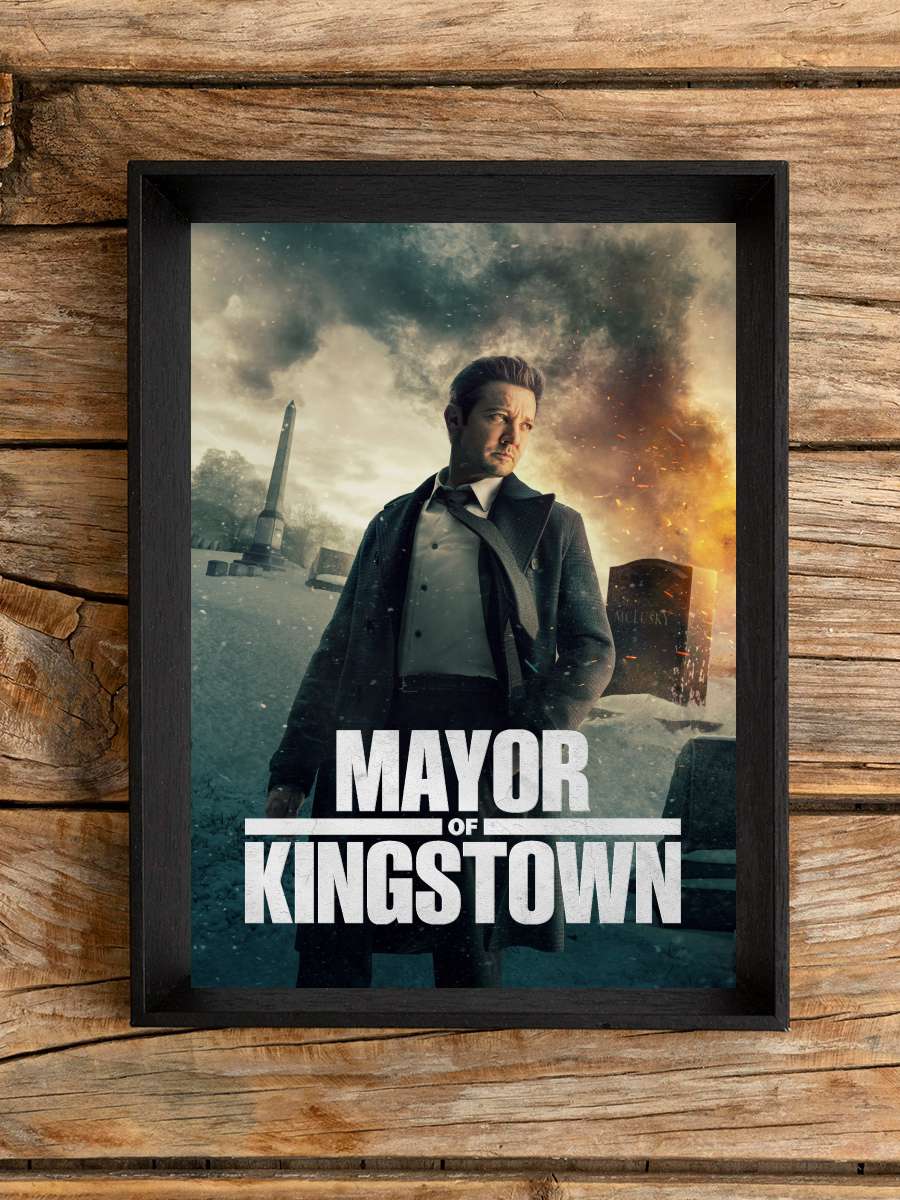 Mayor of Kingstown Dizi Tablo Siyah Çerçeveli Dizi Poster Duvar Tablo