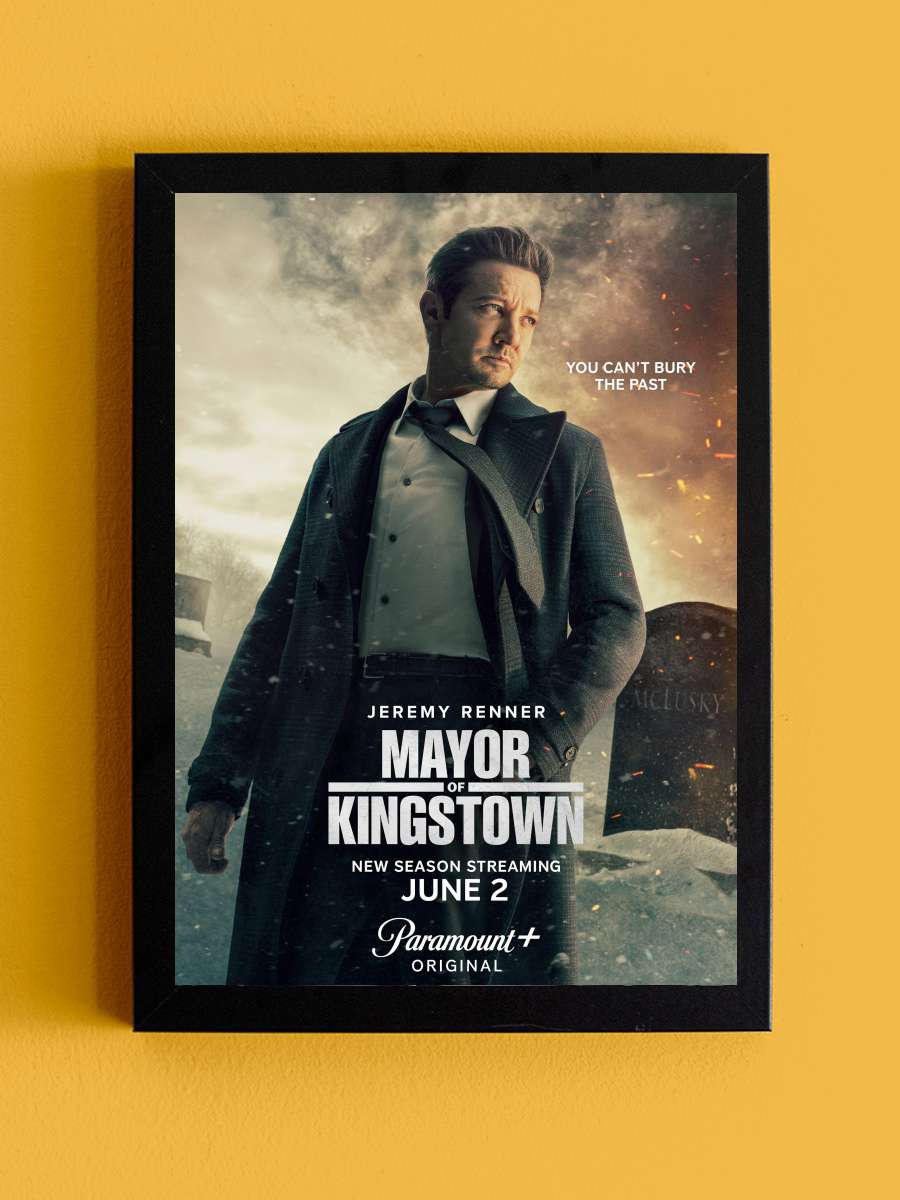 Mayor of Kingstown Dizi Tablo Siyah Çerçeveli Dizi Poster Duvar Tablo