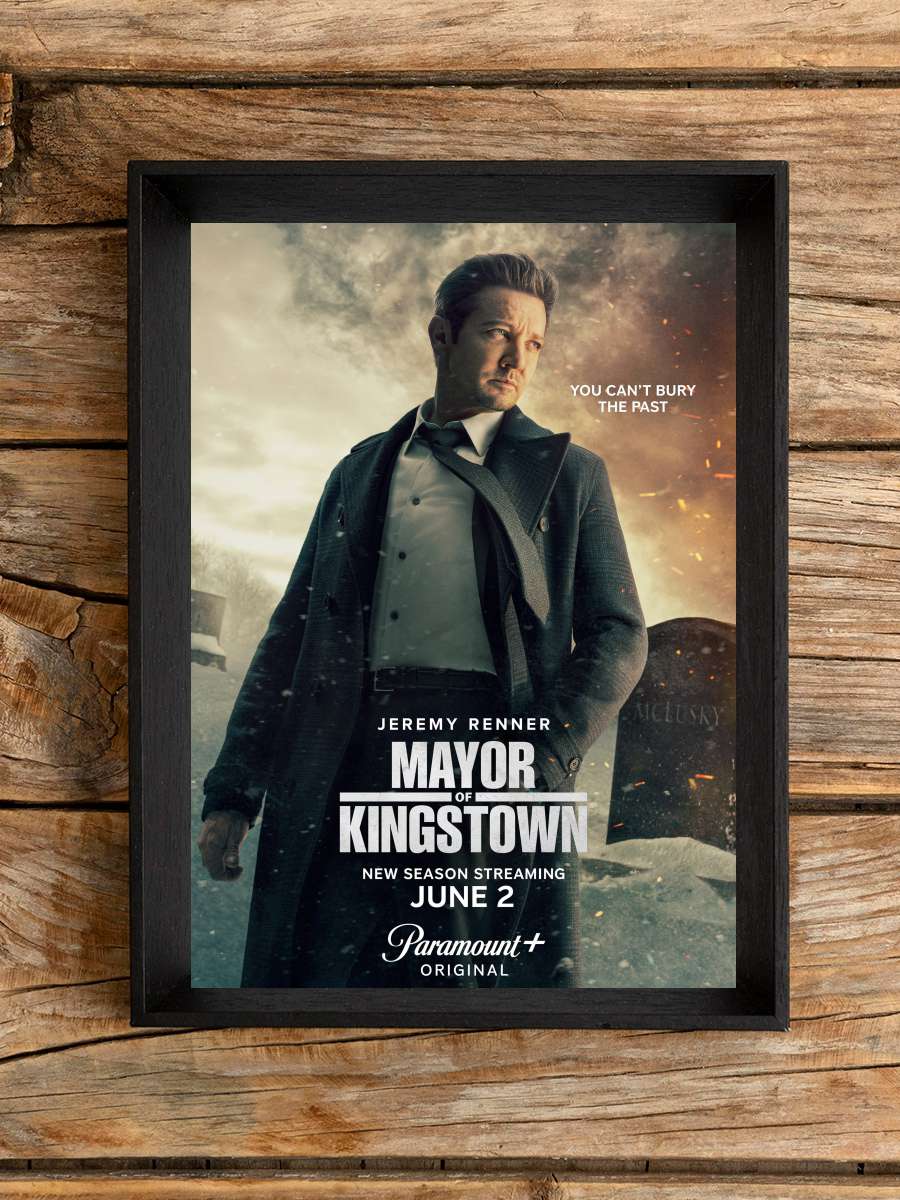 Mayor of Kingstown Dizi Tablo Siyah Çerçeveli Dizi Poster Duvar Tablo