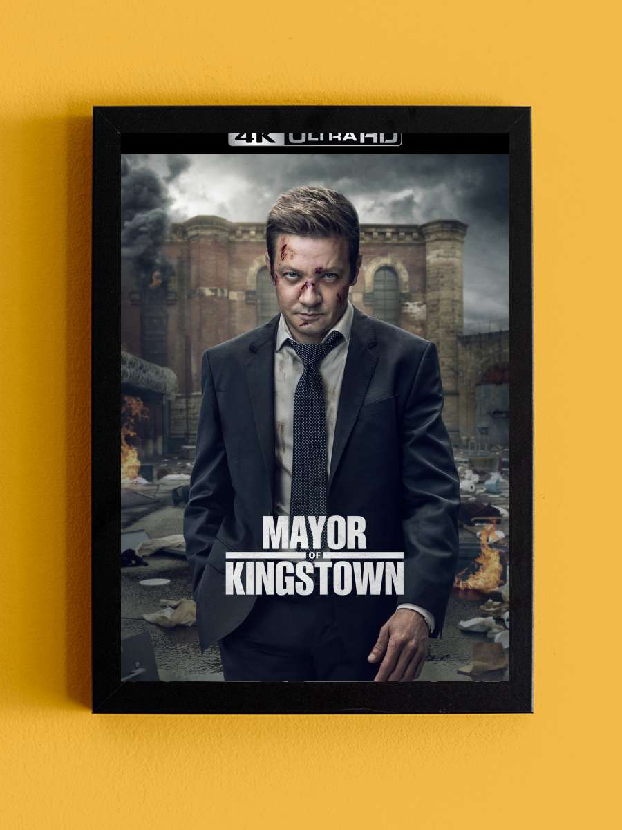 Mayor of Kingstown Dizi Tablo Siyah Çerçeveli Dizi Poster Duvar Tablo