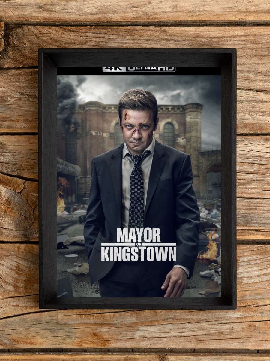 Mayor of Kingstown Dizi Tablo Siyah Çerçeveli Dizi Poster Duvar Tablo