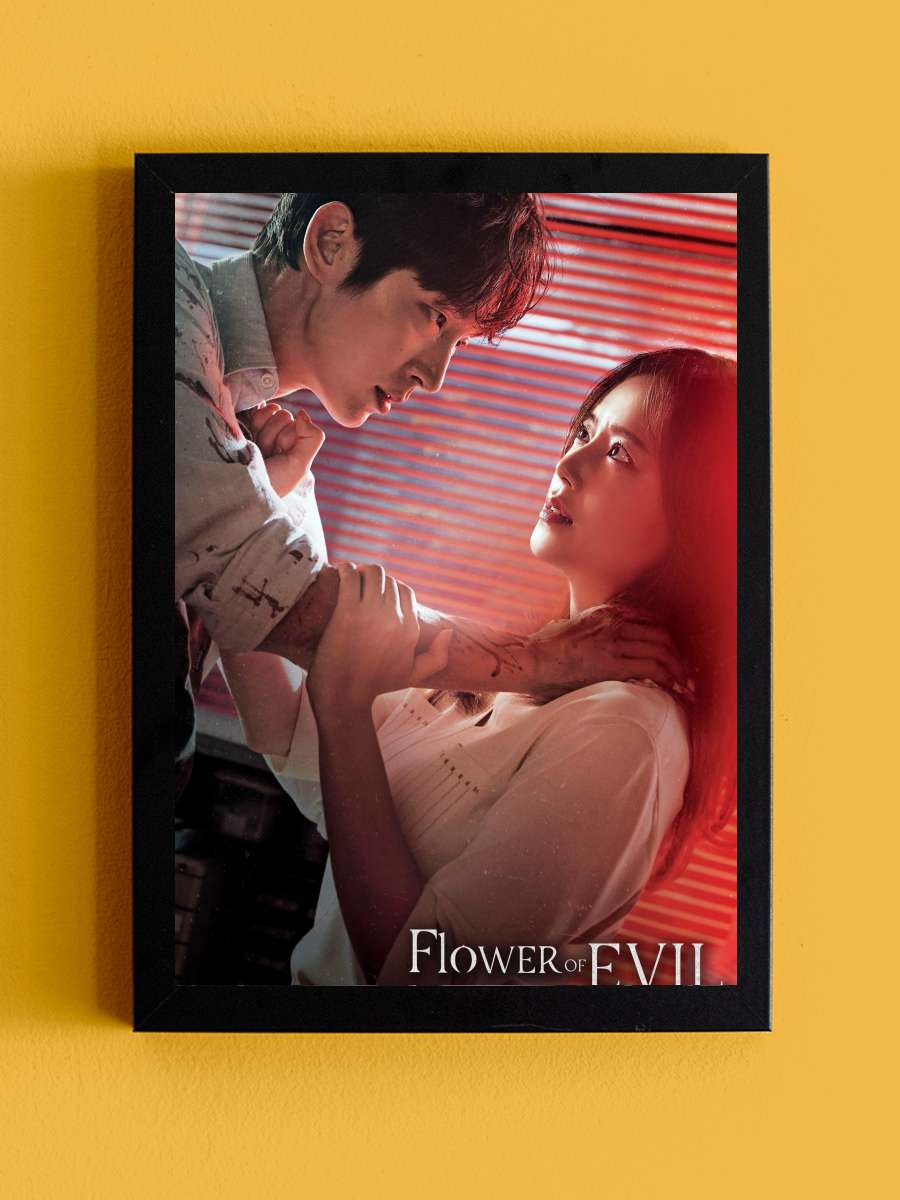 The Flower of Evil - 악의 꽃 Dizi Tablo Siyah Çerçeveli Dizi Poster Duvar Tablo