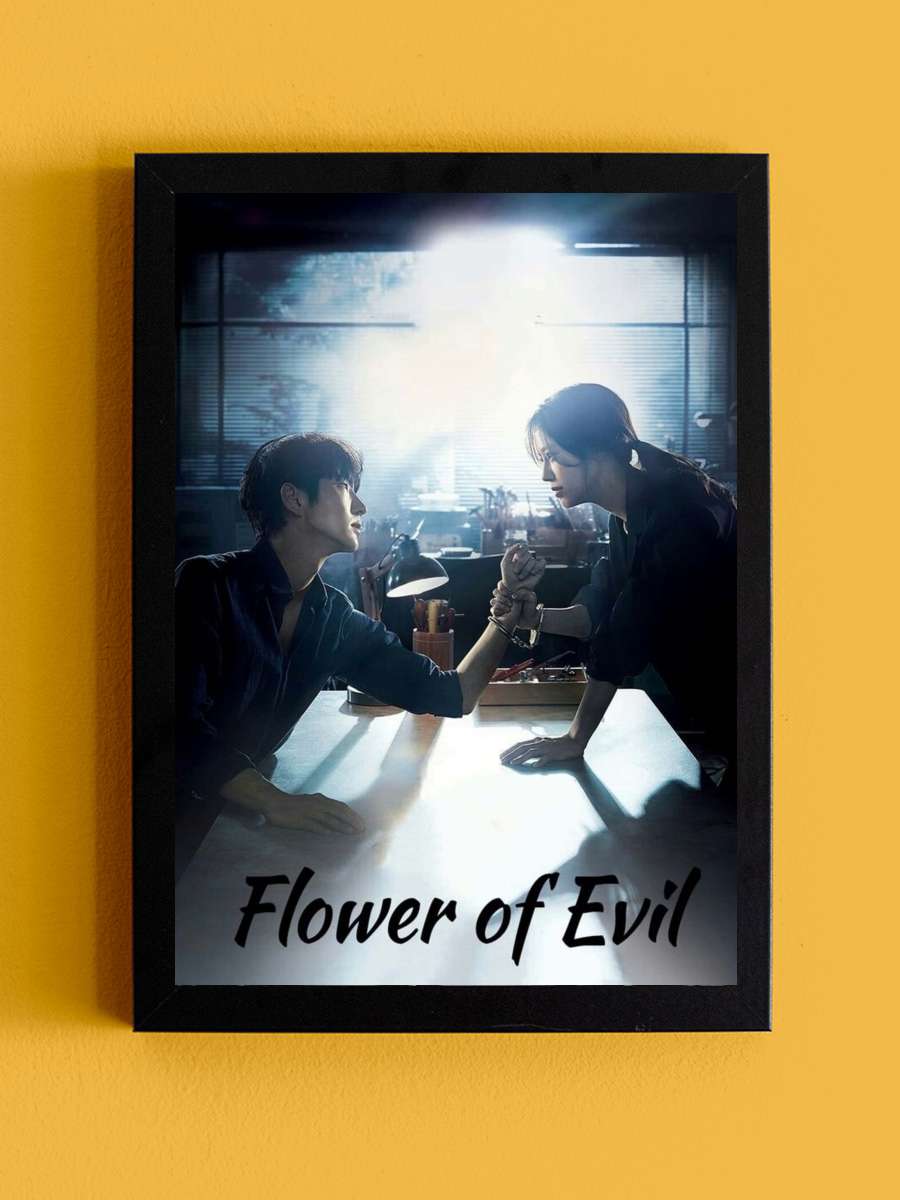 The Flower of Evil - 악의 꽃 Dizi Tablo Siyah Çerçeveli Dizi Poster Duvar Tablo