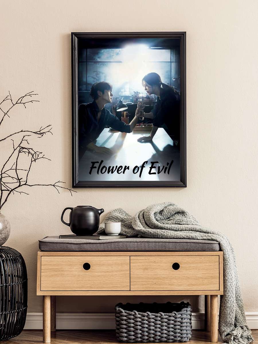 The Flower of Evil - 악의 꽃 Dizi Tablo Siyah Çerçeveli Dizi Poster Duvar Tablo