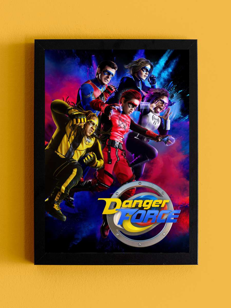 Danger Force Dizi Tablo Siyah Çerçeveli Dizi Poster Duvar Tablo