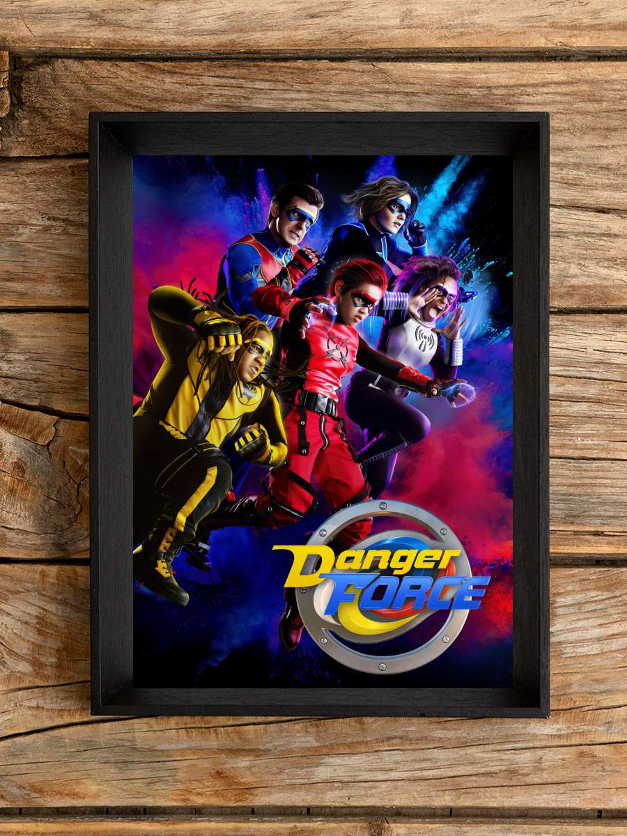 Danger Force Dizi Tablo Siyah Çerçeveli Dizi Poster Duvar Tablo