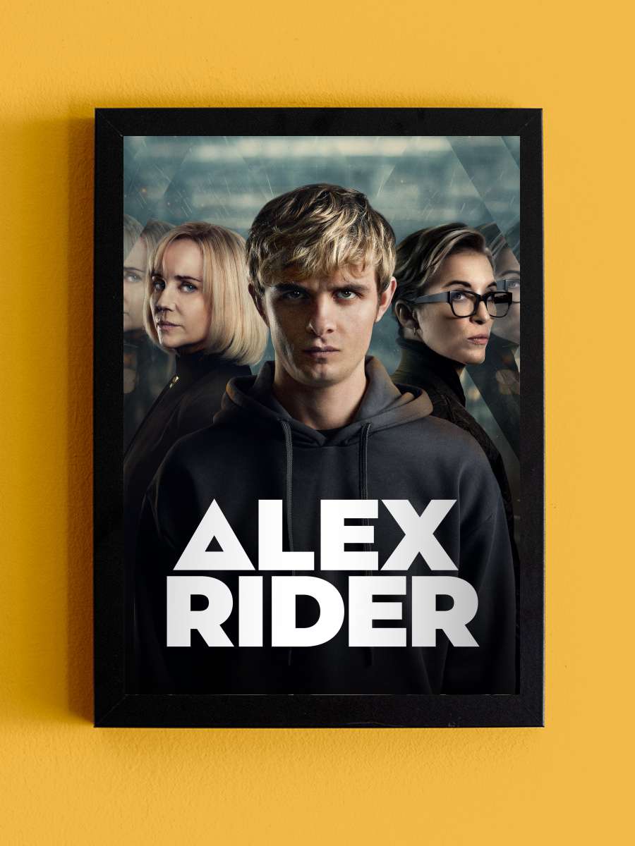 Alex Rider Dizi Tablo Siyah Çerçeveli Dizi Poster Duvar Tablo