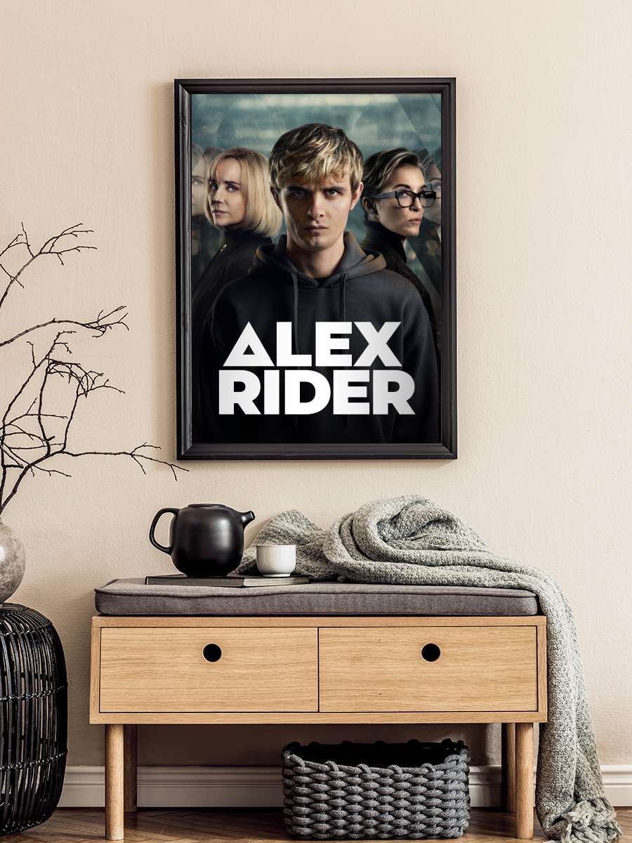 Alex Rider Dizi Tablo Siyah Çerçeveli Dizi Poster Duvar Tablo