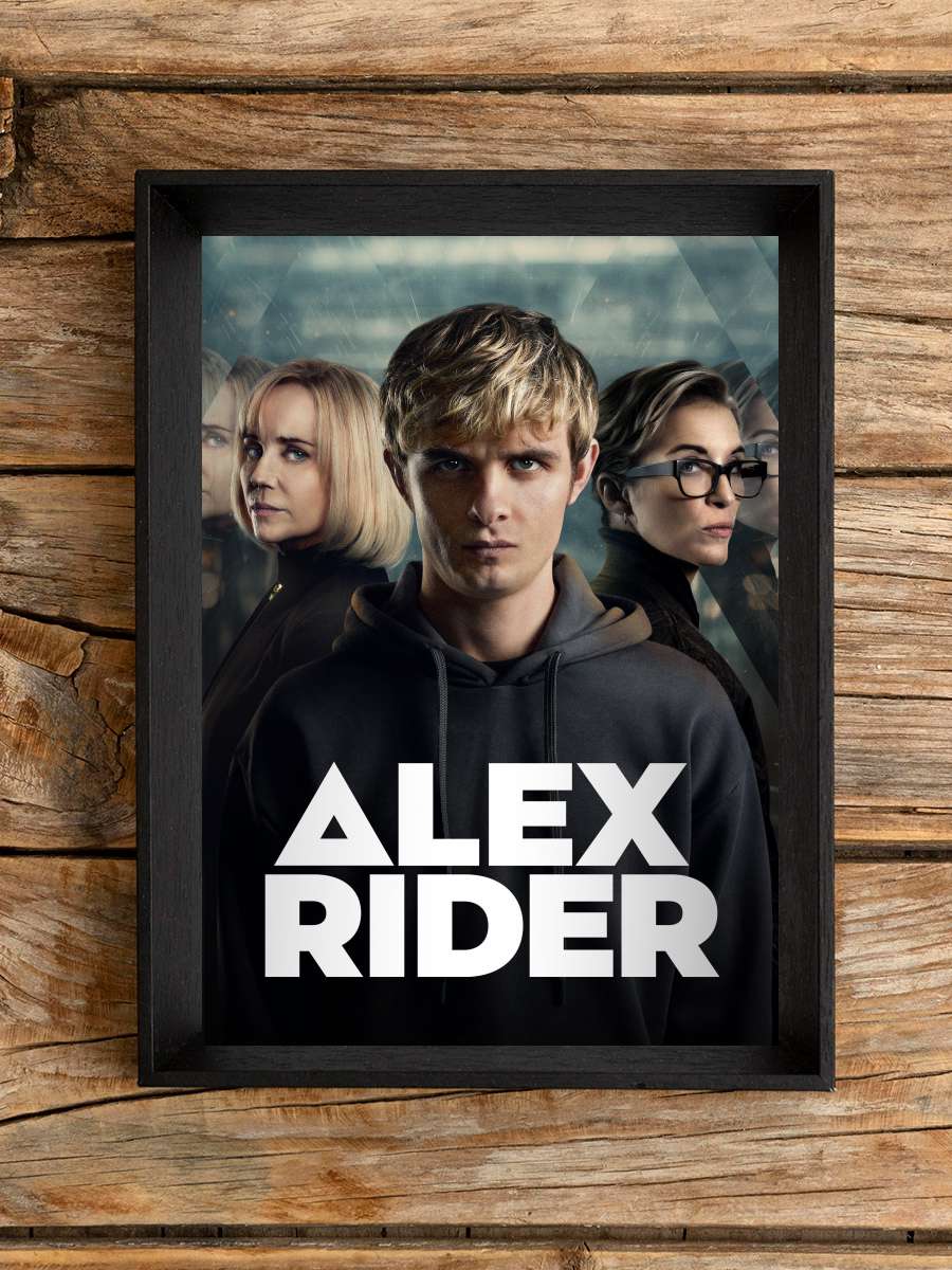 Alex Rider Dizi Tablo Siyah Çerçeveli Dizi Poster Duvar Tablo