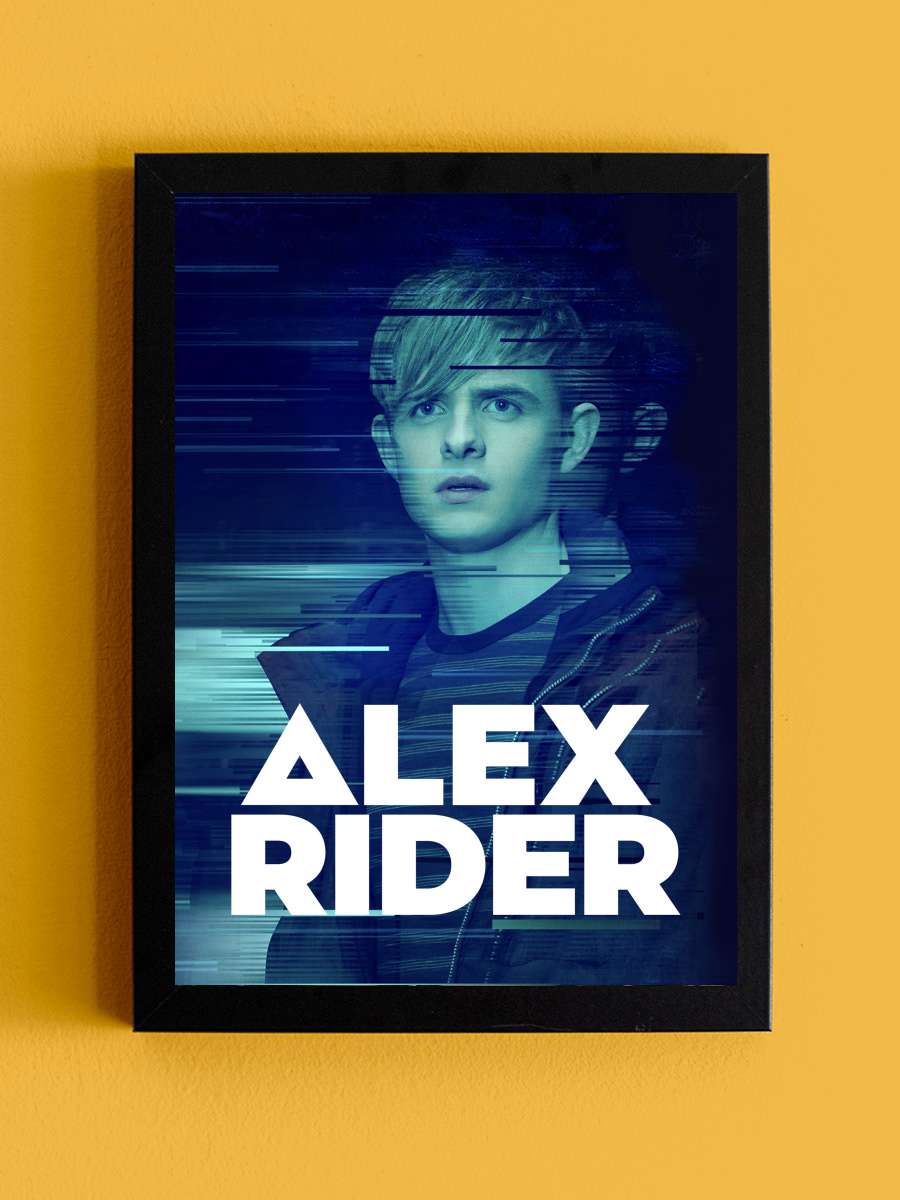 Alex Rider Dizi Tablo Siyah Çerçeveli Dizi Poster Duvar Tablo