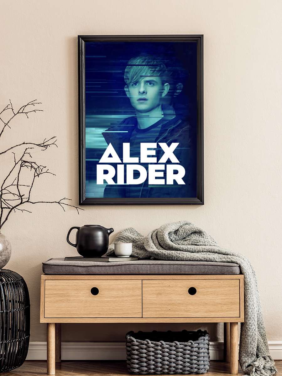 Alex Rider Dizi Tablo Siyah Çerçeveli Dizi Poster Duvar Tablo