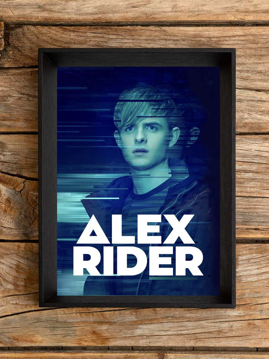 Alex Rider Dizi Tablo Siyah Çerçeveli Dizi Poster Duvar Tablo