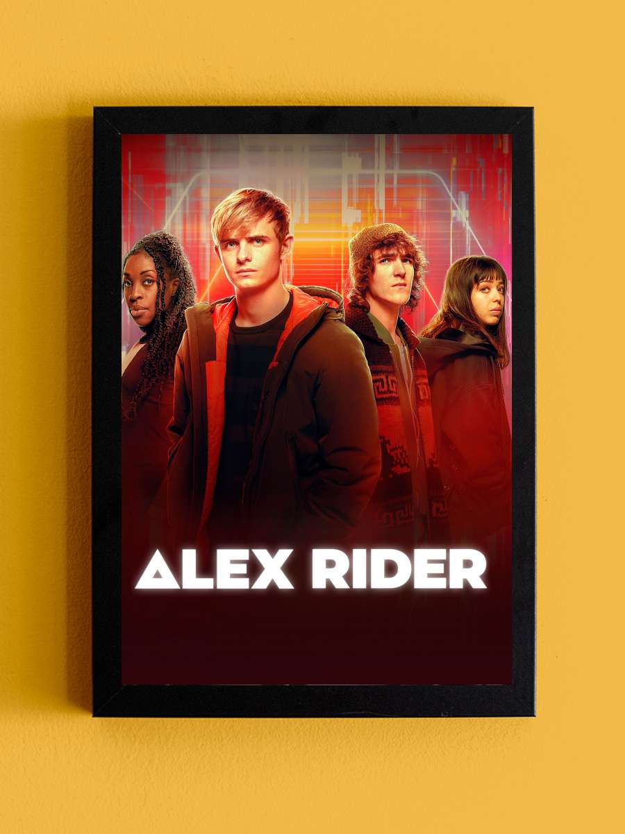 Alex Rider Dizi Tablo Siyah Çerçeveli Dizi Poster Duvar Tablo