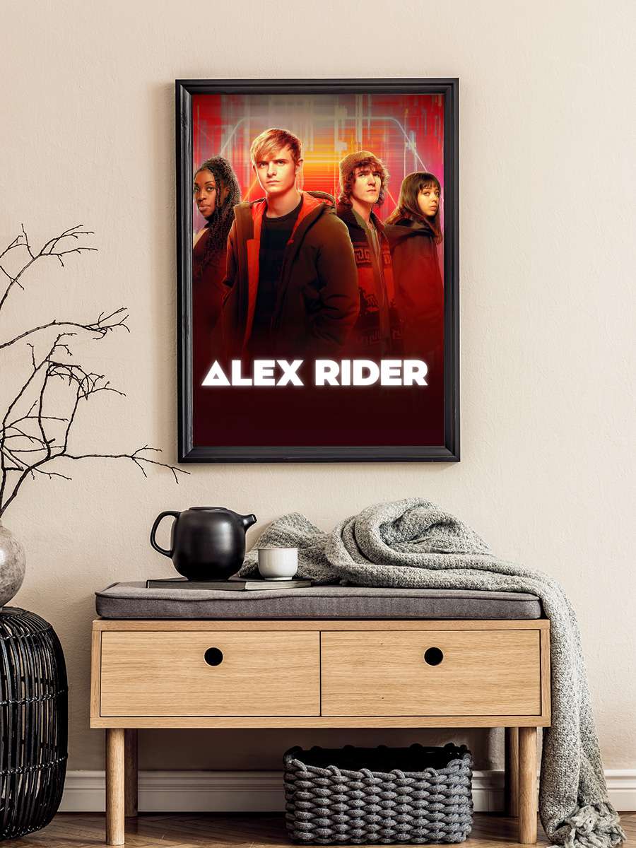 Alex Rider Dizi Tablo Siyah Çerçeveli Dizi Poster Duvar Tablo