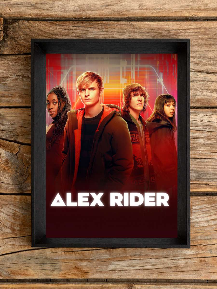 Alex Rider Dizi Tablo Siyah Çerçeveli Dizi Poster Duvar Tablo