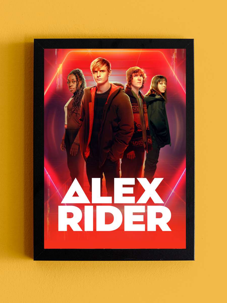 Alex Rider Dizi Tablo Siyah Çerçeveli Dizi Poster Duvar Tablo