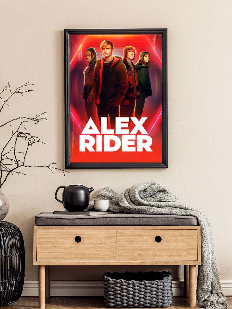 Alex Rider Dizi Tablo Siyah Çerçeveli Dizi Poster Duvar Tablo